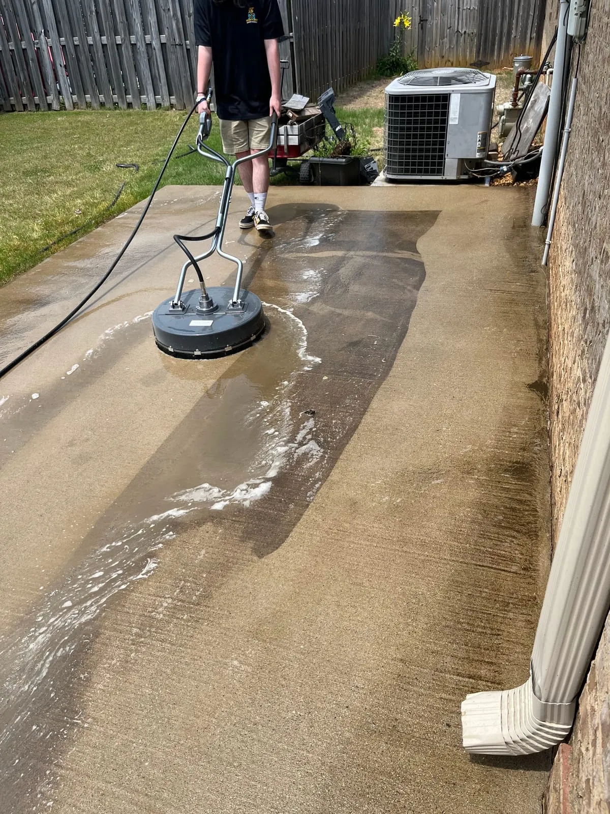 Pressure washing by HoneyBee in the Shoals